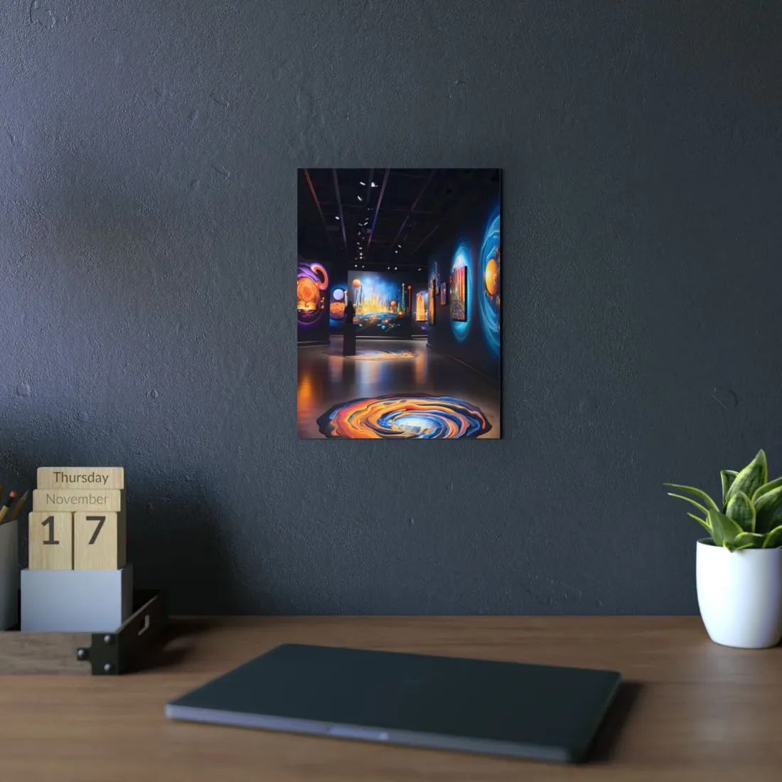 Celestial Art Gallery: Wide-Angle Shot of Space - Metal Poster