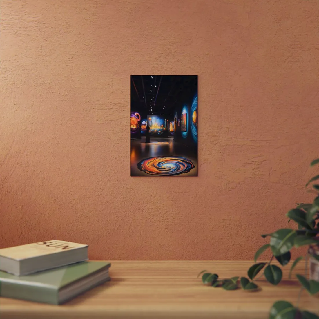 Celestial Art Gallery: Wide-Angle Shot of Space - Metal Poster