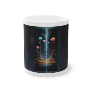 Glowing Orbs Reflection Mug