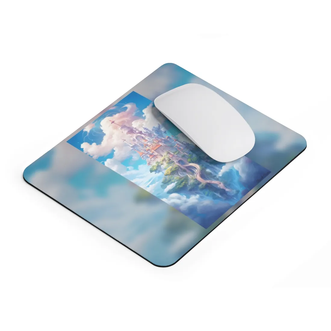 Celestial Fantasy Floating City: Dreamy - Mouse Pad