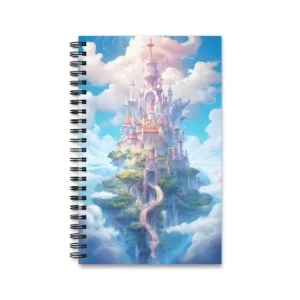 White Castle with Orange Roofs Spiral Notebook