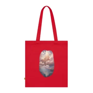Golden Castle in Clouds Tote Bag