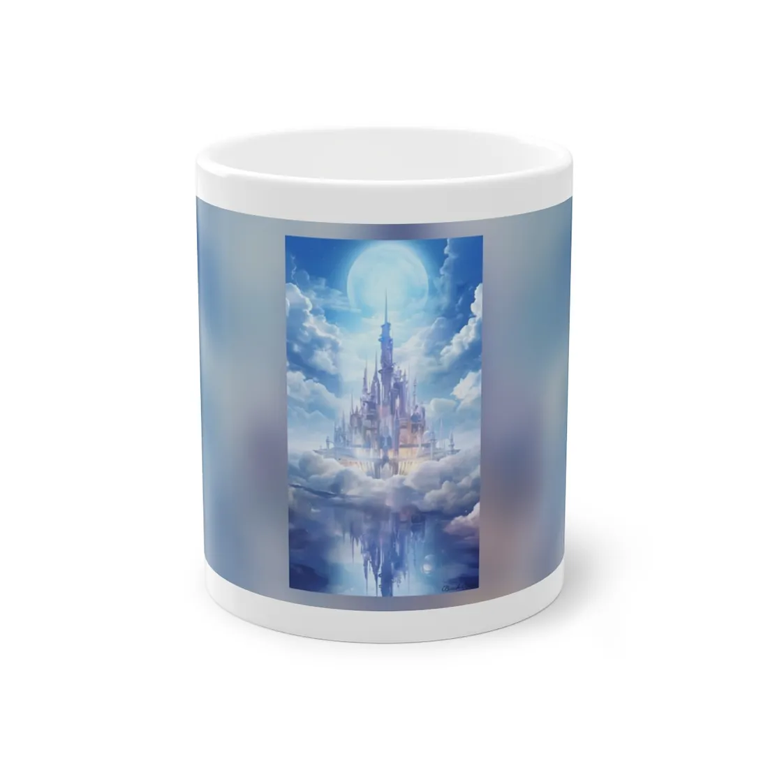 Celestial Fantasy Realm: Floating City in the Sky - Mug