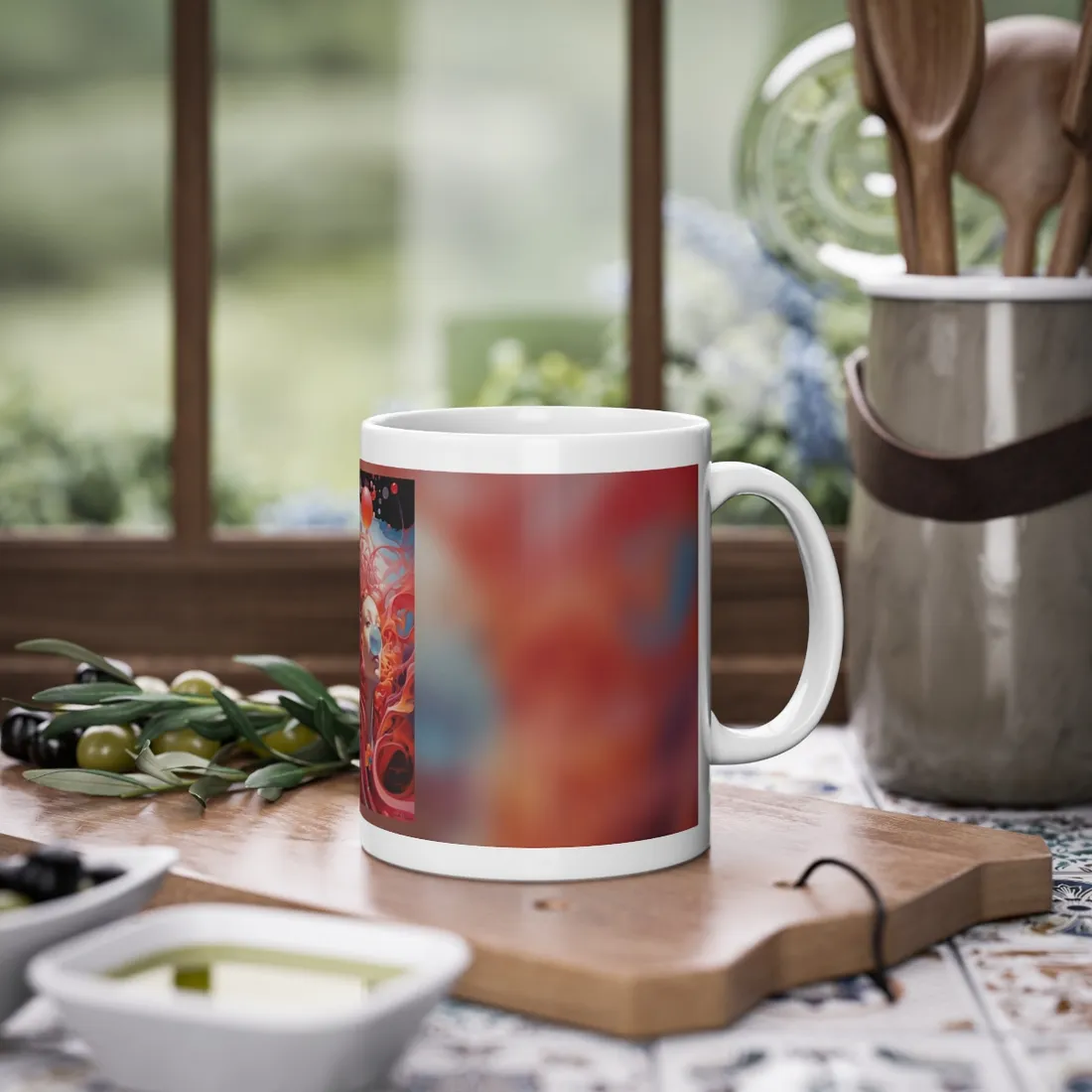Celestial Landscape: Peaceful Skies and Waterfront Serenity - Mug