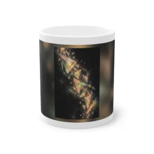 Crystal Triangles in Nebula Mug