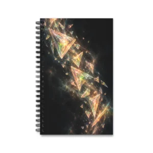 Crystal Triangles in Nebula Spiral Notebook