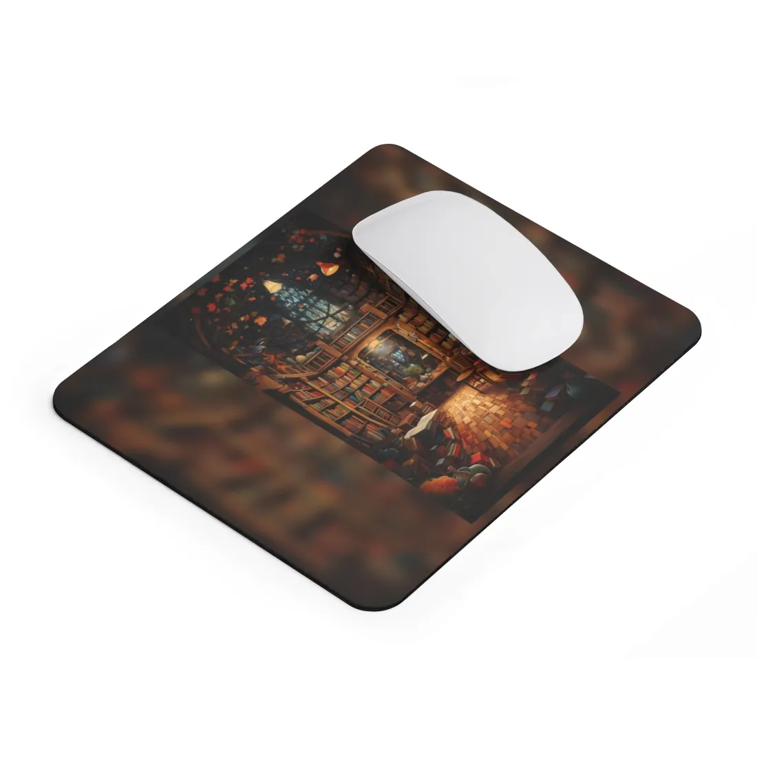Charming Magical Bookshop: Cozy Book Lover's Paradise - Mouse Pad