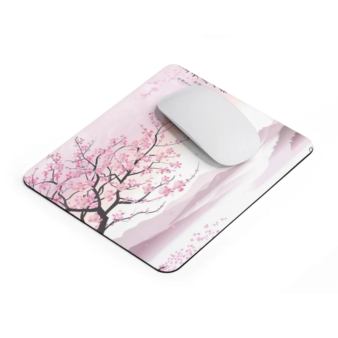 Cherry Blossom Beauty: Japanese Nature Art - Mouse Pad