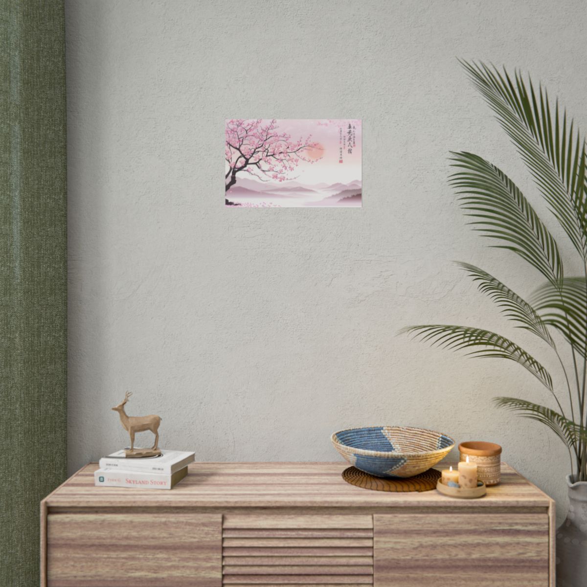 Cherry Blossom Beauty: Japanese Nature Art - Poster