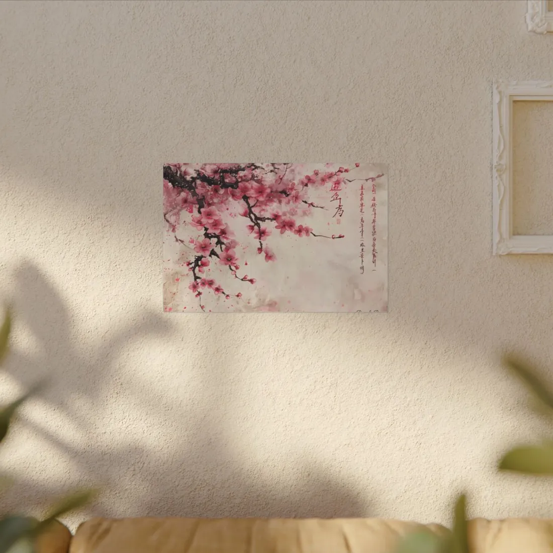 Cherry Blossom Dreams: Japanese Art in Full Bloom - Canvas
