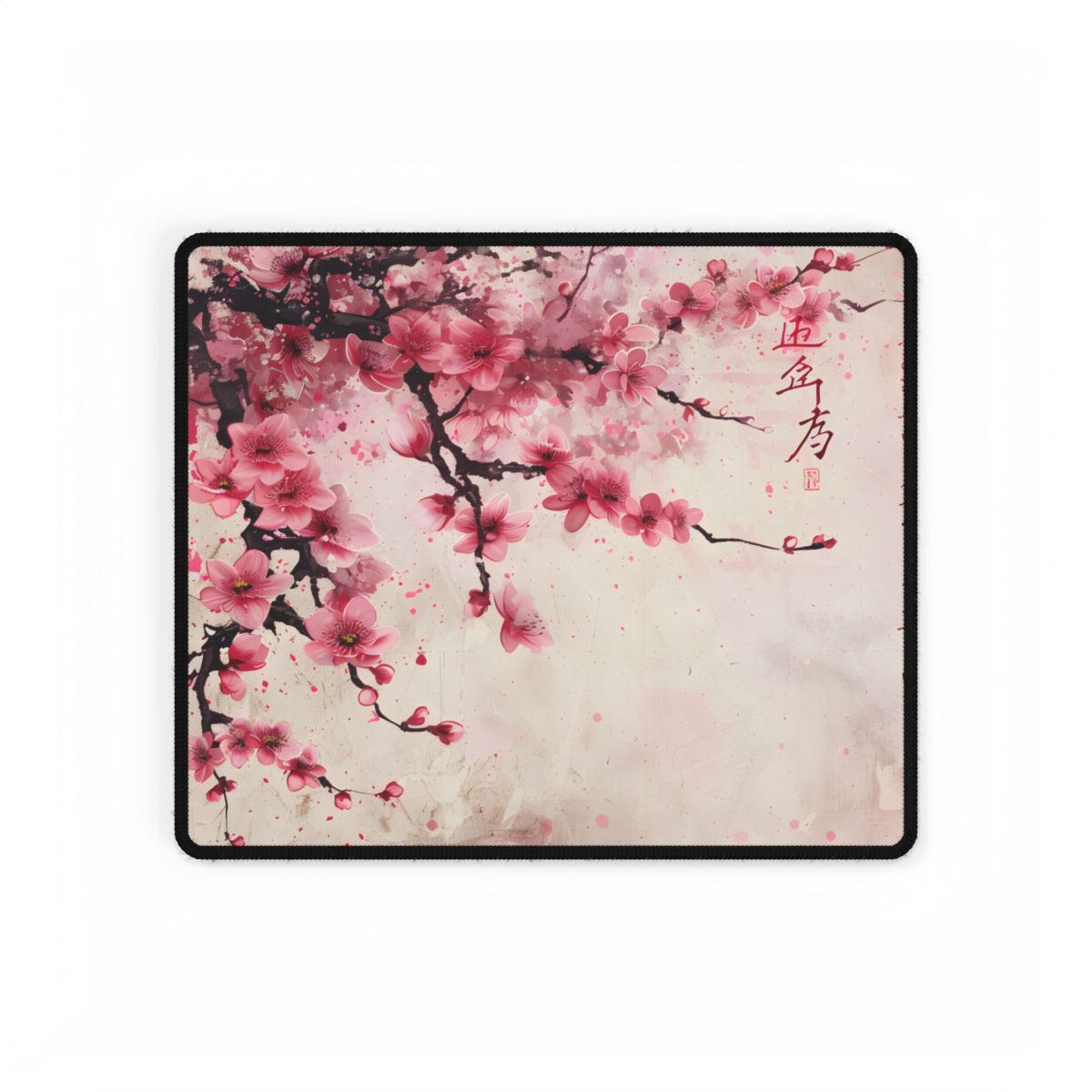 Cherry Blossom Dreams: Japanese Art in Full Bloom - Desk Mat