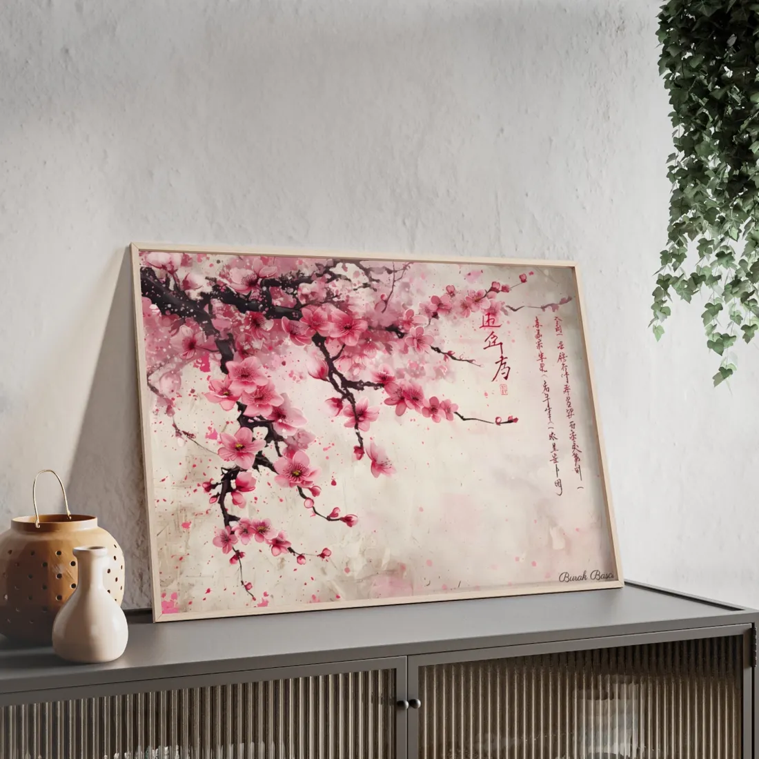 Cherry Blossom Dreams: Japanese Art in Full Bloom - Framed Poster