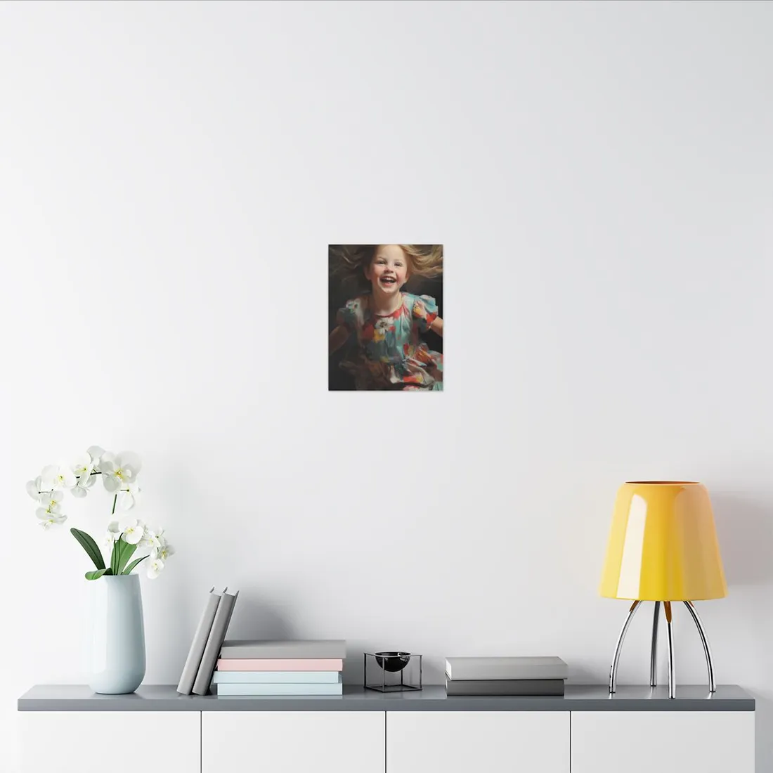 Childhood Innocence Portrait: Intimate Young Boy - Canvas