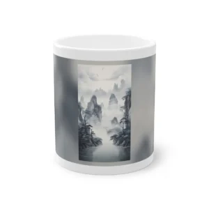 Misty Mountain Landscape Mug