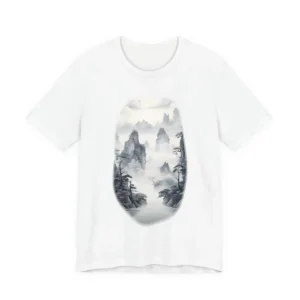 Misty Mountain Landscape T-Shirt