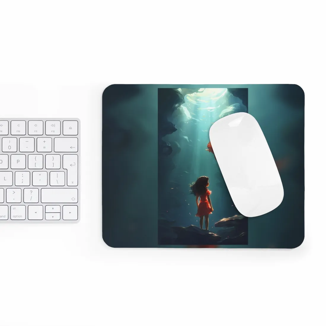 City Life on a Clamshell: Digital Artwork of Urban Technology - Mouse Pad