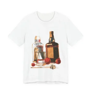 Whiskey Bottles and Glass T-Shirt