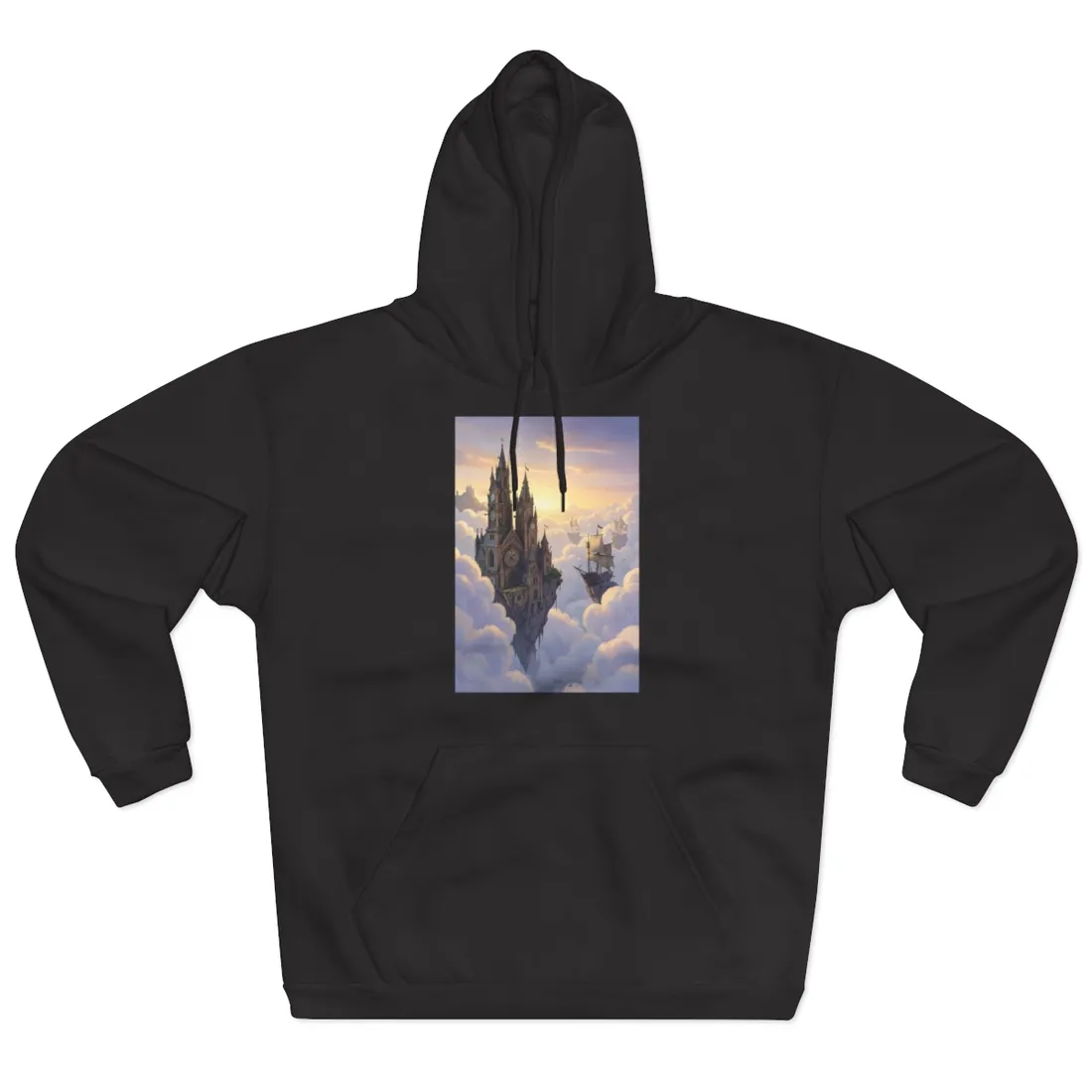Clockwork Castles Above the Cloud Sea - Hoodie