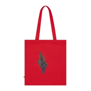Floating Cathedral Island Above Clouds Tote Bag