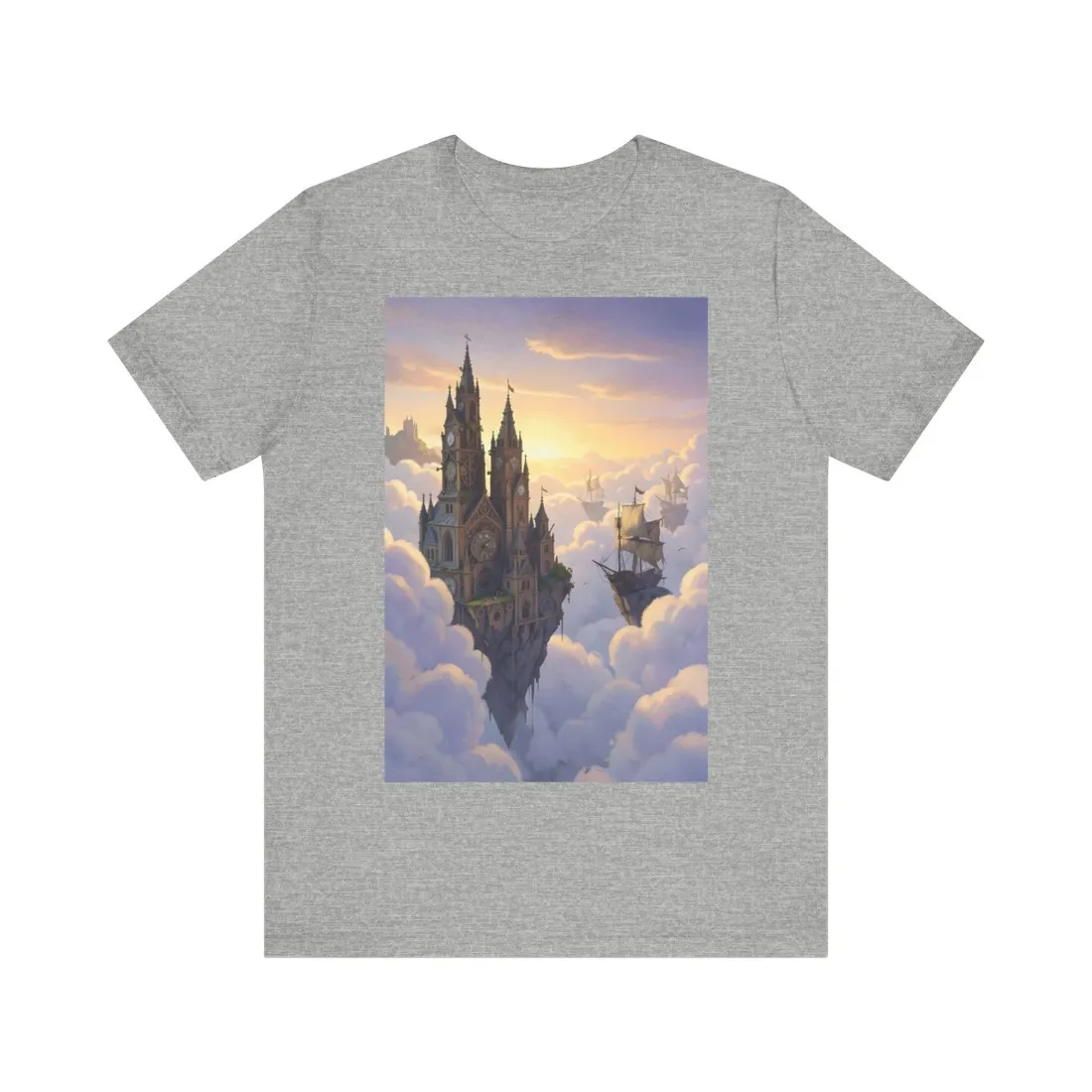 Clockwork Castles Above the Cloud Sea - T-Shirt