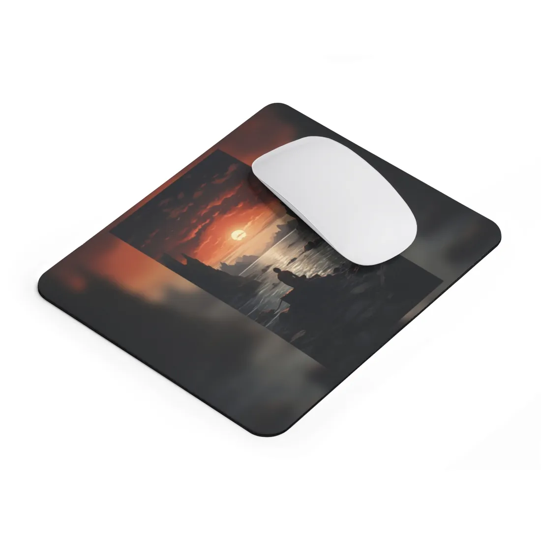 Close-Up Candid Moment: Handwriting with Pen - Mouse Pad