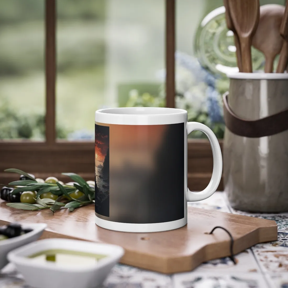 Close-Up Candid Moment: Handwriting with Pen - Mug