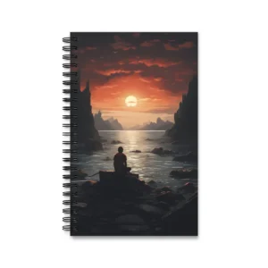 Sunset Contemplation Spiral Notebook