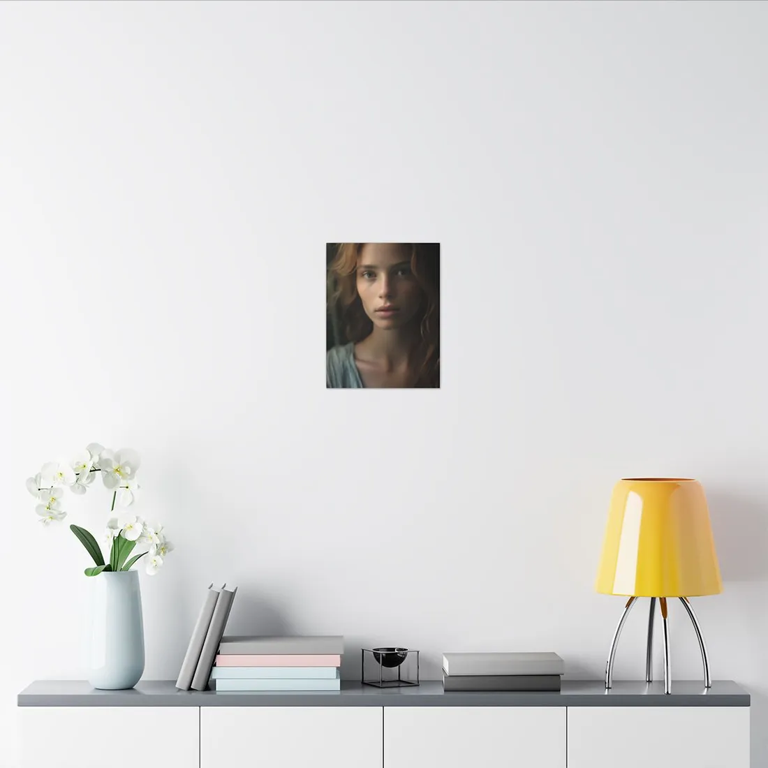 Close-Up Joy: Light Blue Eyes - Canvas