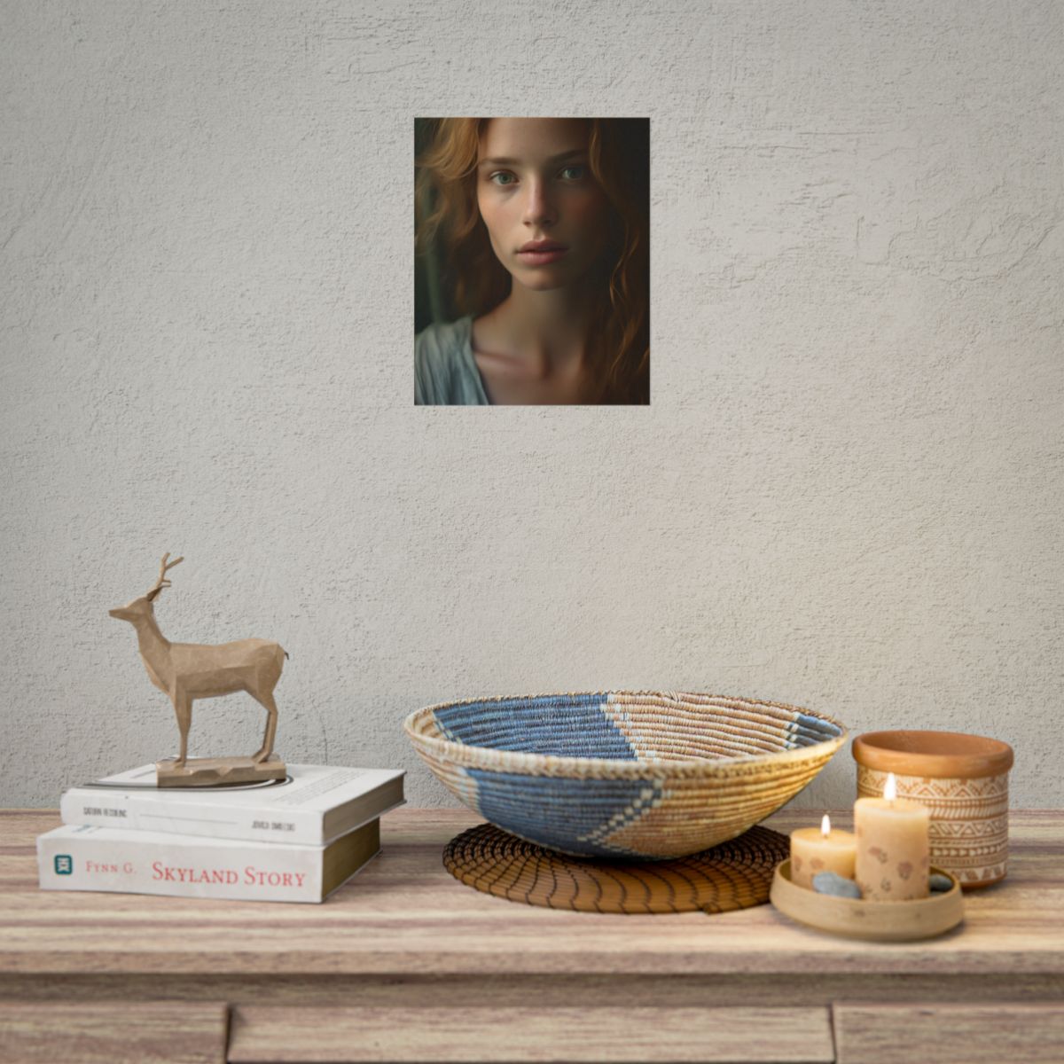 Close-Up Joy: Light Blue Eyes - Poster