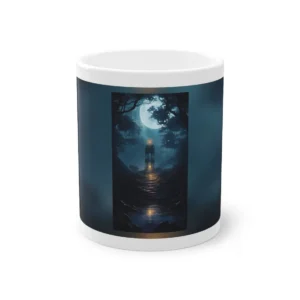 Moonlit Forest Stairway Mug
