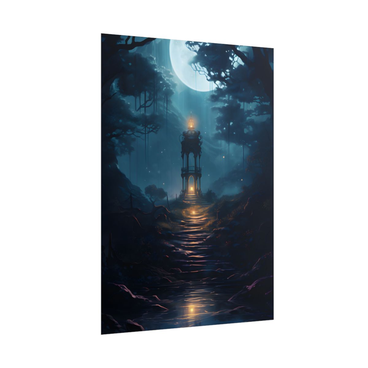 Close-Up Metallic Product: Smooth Cylindrical Device - Poster