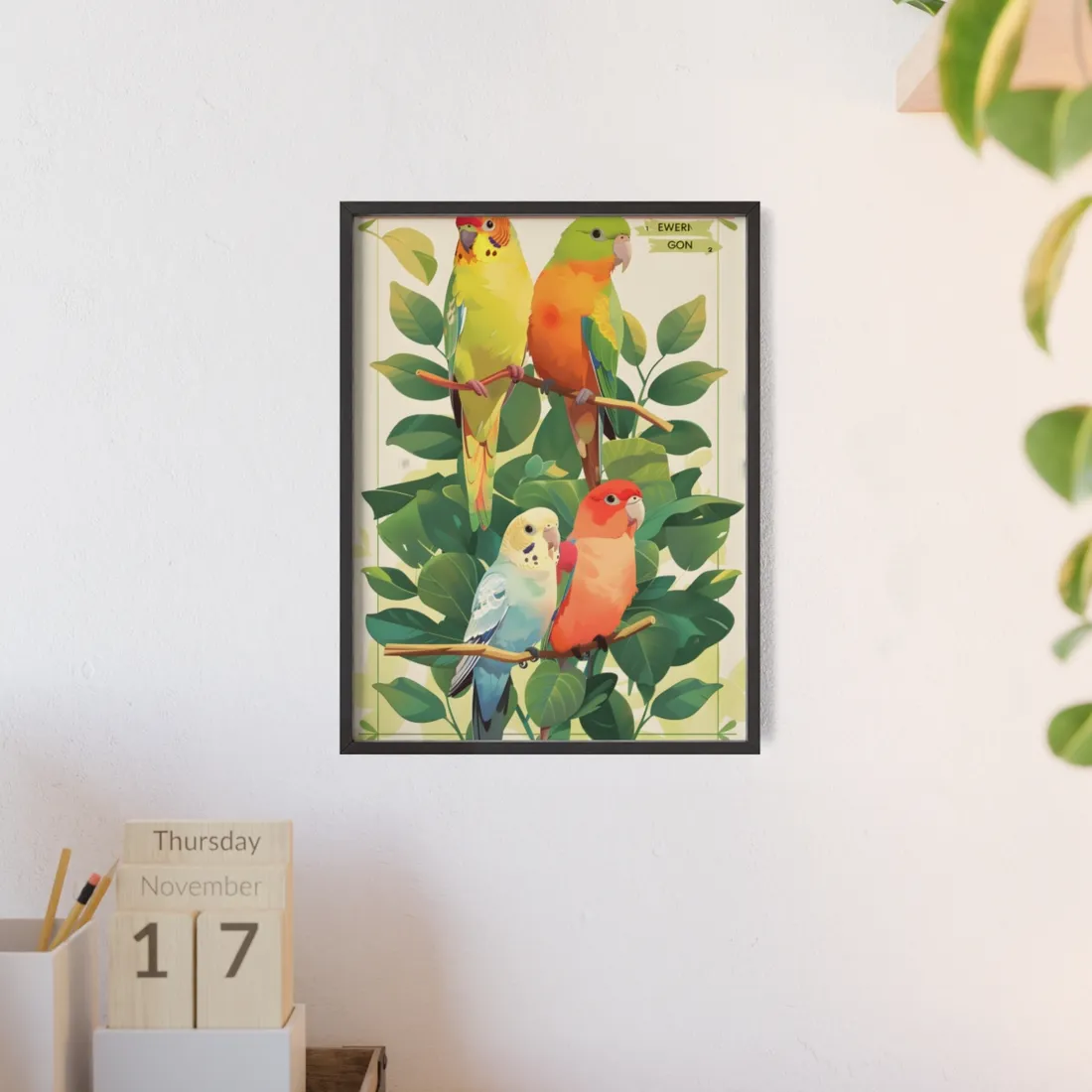 Colorful Data Insights: Visual Statistical Chart - Framed Poster