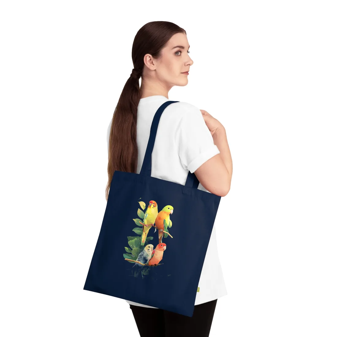 Colorful Data Insights: Visual Statistical Chart - Tote Bag (French Navy)