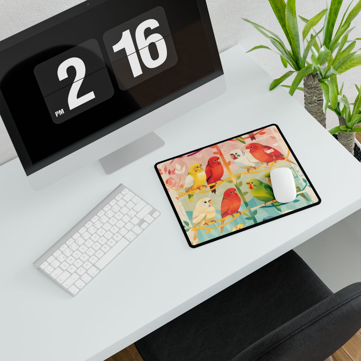 Colorful Data Pie Chart: 20B1 Batch Digital Art - Desk Mat