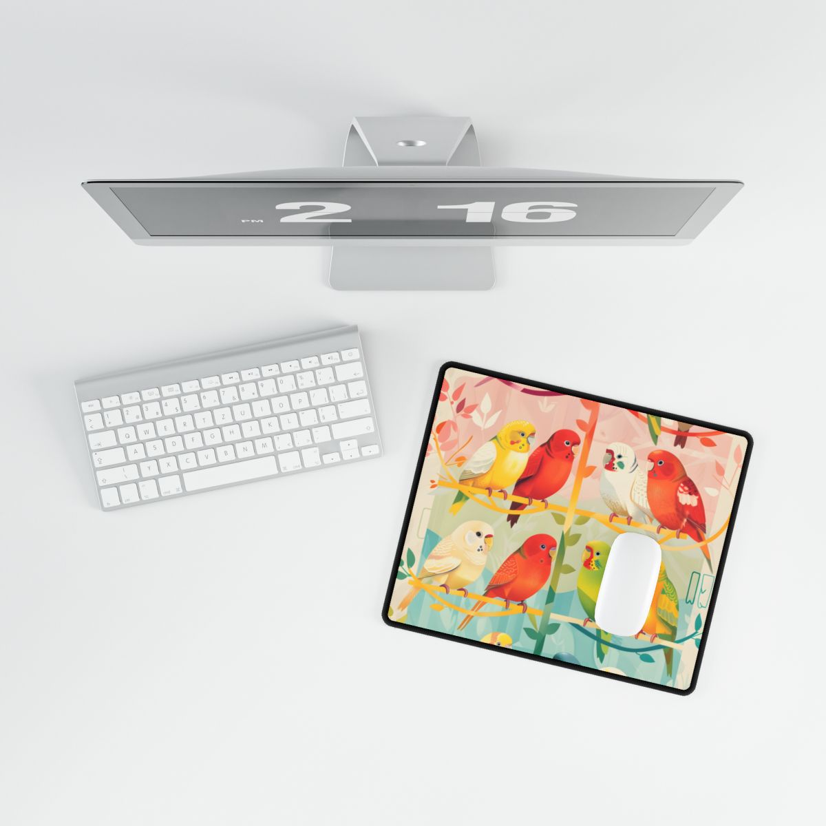 Colorful Data Pie Chart: 20B1 Batch Digital Art - Desk Mat