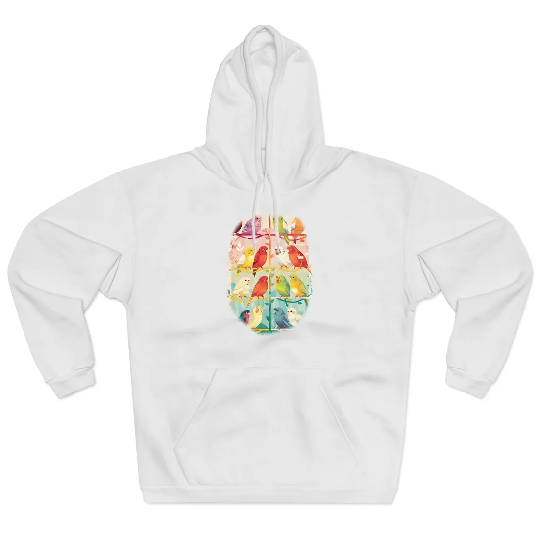 Colorful Data Pie Chart: 20B1 Batch Digital Art - Hoodie (White)