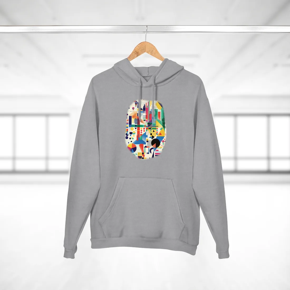 Colorful Educational Artwork: Statistical - Hoodie (Heather Grey)
