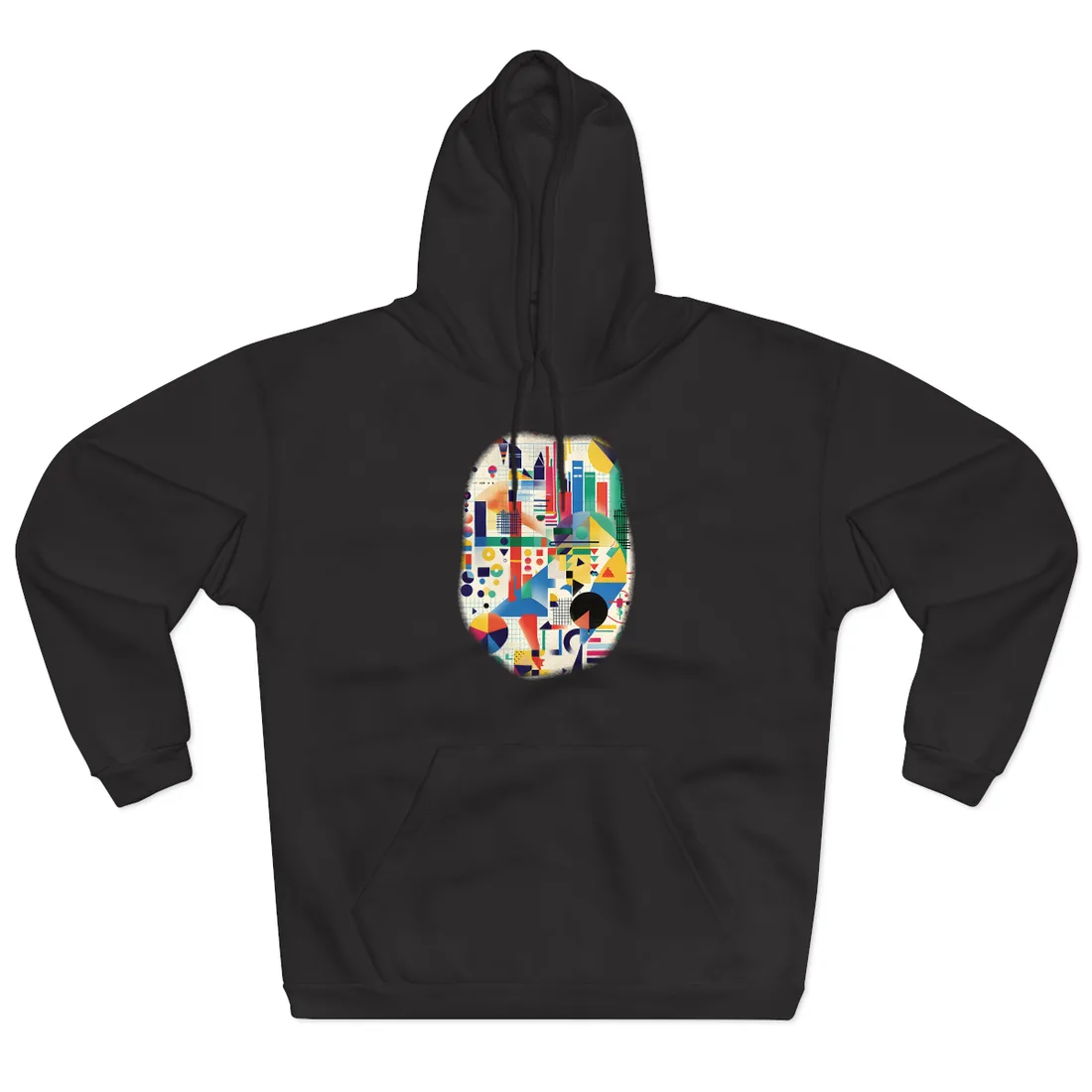 Colorful Educational Artwork: Statistical - Hoodie (Black)