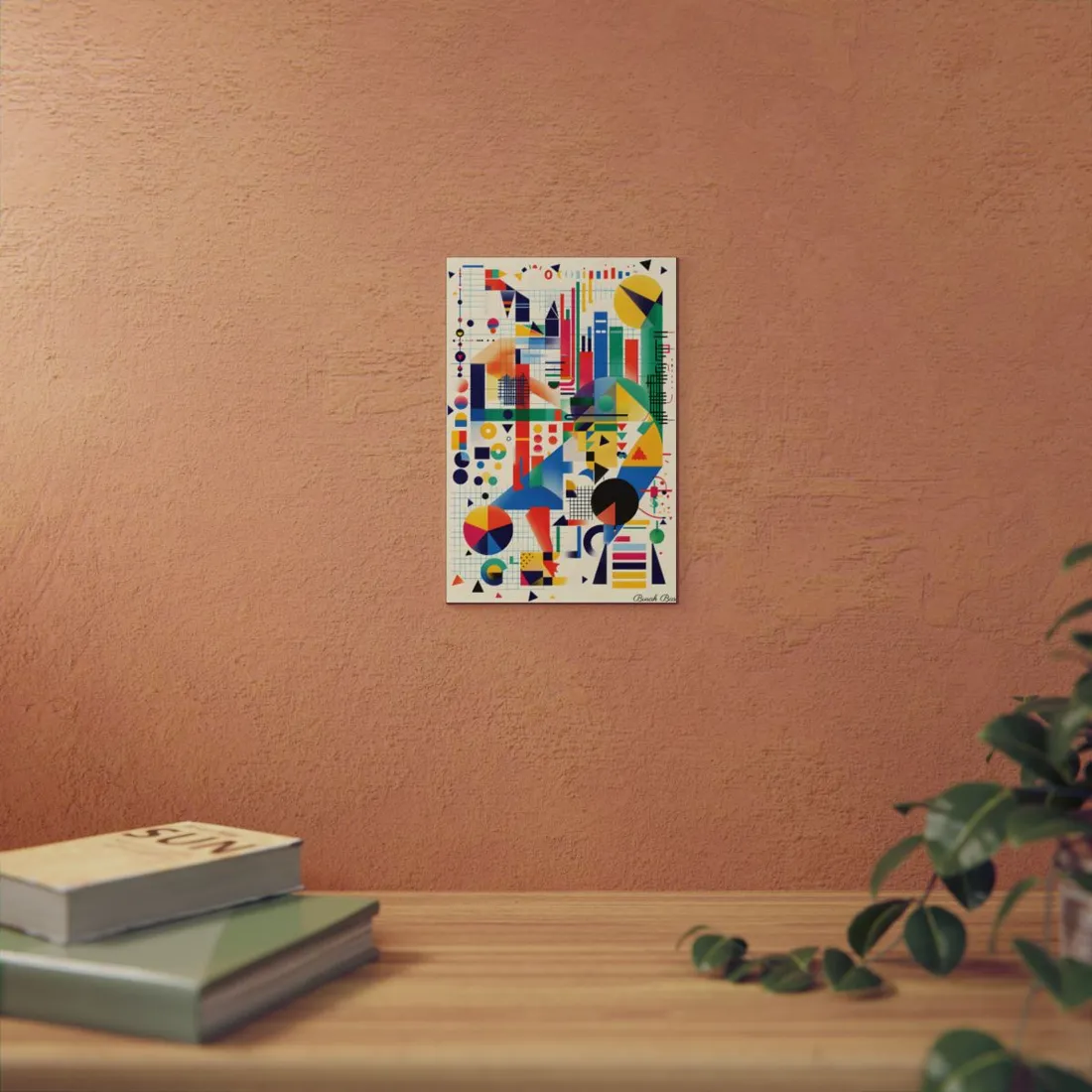 Colorful Educational Artwork: Statistical - Metal Poster