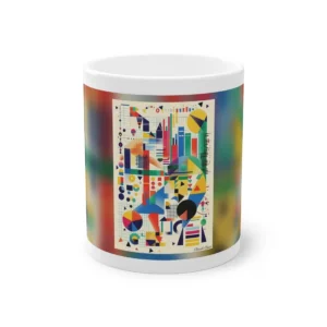 Geometric Abstract Shapes Poster Mug