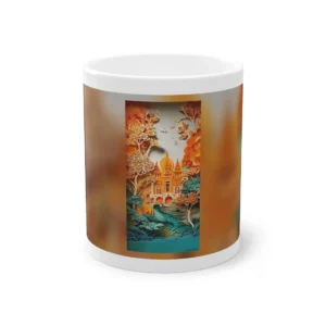 Golden Palace by River Mug