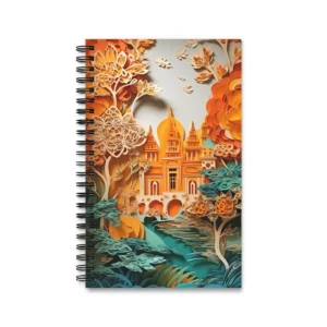 Golden Palace by River Spiral Notebook