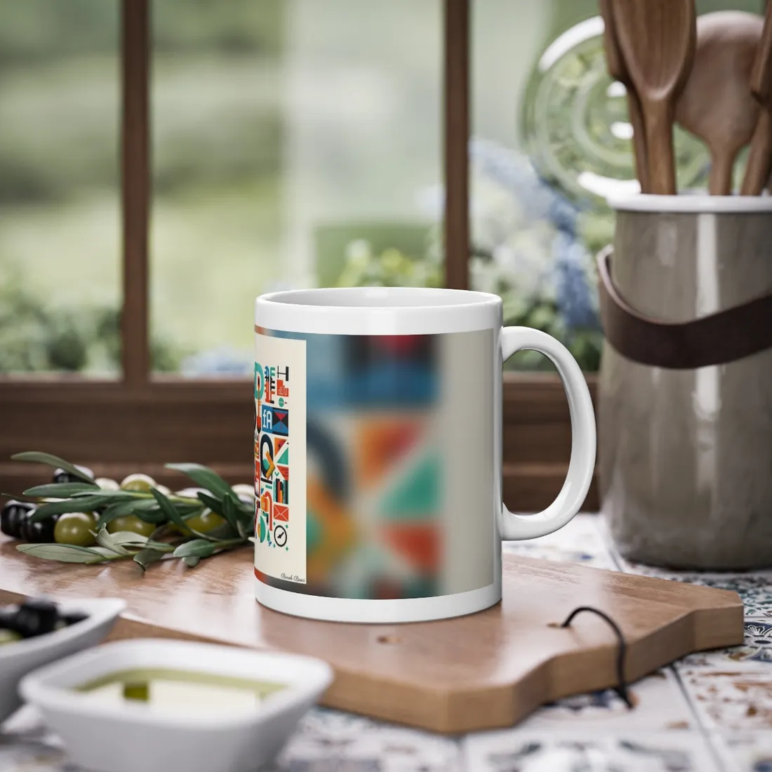 Colorful Infographic: Statistics Explained with Letter L - Mug