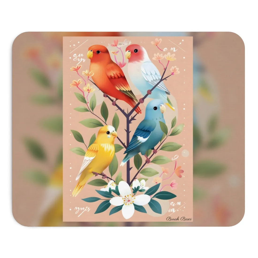 Colorful Literacy Chart: Levels of LO Across Age Groups - Mouse Pad
