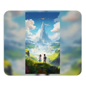 Children Overlooking Tall Spire Mouse Pad
