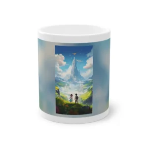 Children Overlooking Tall Spire Mug