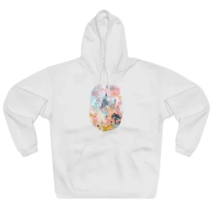 Pastel Castle and Girls Hoodie
