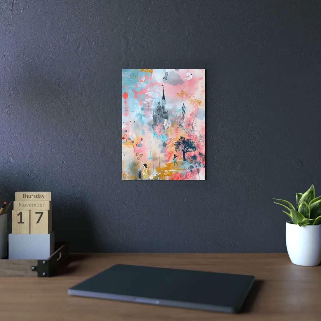 Colorful Pop Art Collage: Celebrating Everyday Life - Metal Poster