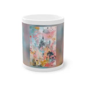Pastel Castle and Girls Mug