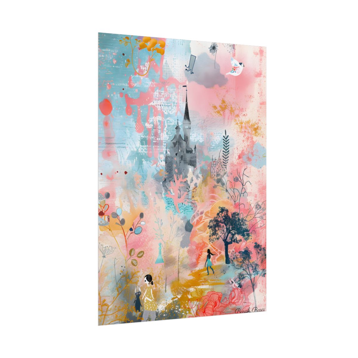 Colorful Pop Art Collage: Celebrating Everyday Life - Poster